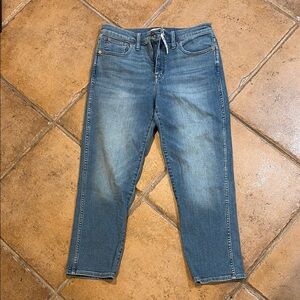 NWT Madewell Stovepipe Jeans Size 29P